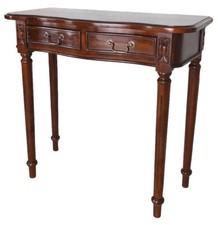 Antik Konsole Mahagoni Wandtisch Konsolentisch Holztisch Telefontisch massiv