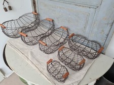 AD7 Drahtkorb mit Henkel | Shabby Landhaus | Obstkorb | Dekokorb | Korb