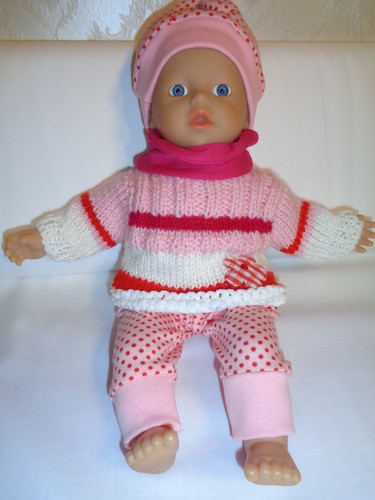 Puppenkleidung 4 tlg - 32-36,