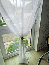 Gardinen weiß Übergardine