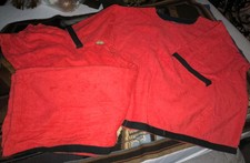 Vintage 90er! Trainings-/Freizeitanzug; Gr.48;erdbeerrot;70%BW,30%Modal! Damen