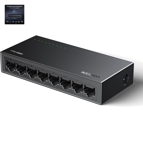 Gigabit netzwerkswitch port - netzwerkswitch, 8