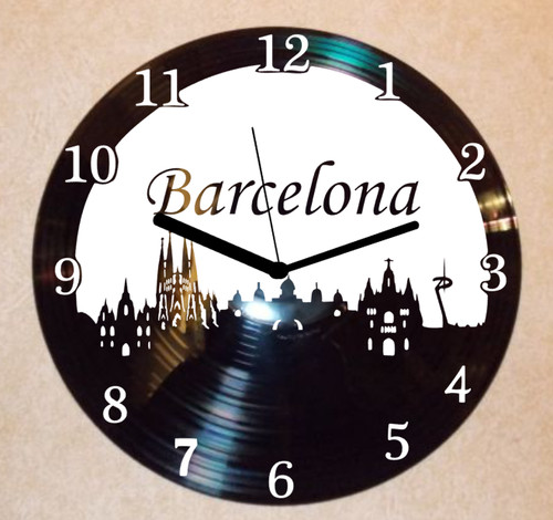 Barcelona wanduhr - barcelona,