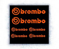 Brembo NEON Sponsoren Set 6-Teilig freie Farbauswahl Motorrad Auto KFZ