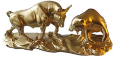 BULLE UND BÄR - Skulptur -