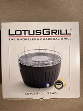 LotusGrill Tischgrill Holzkohle, Blau, G340