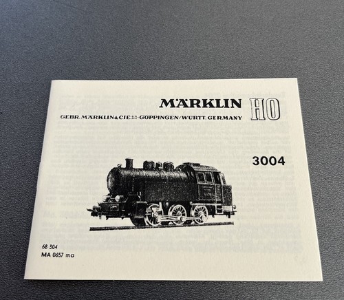 Für märklin 3004 anleitung - märklin,