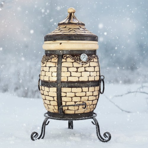 Tandoor briks grillen mit - tandoor,