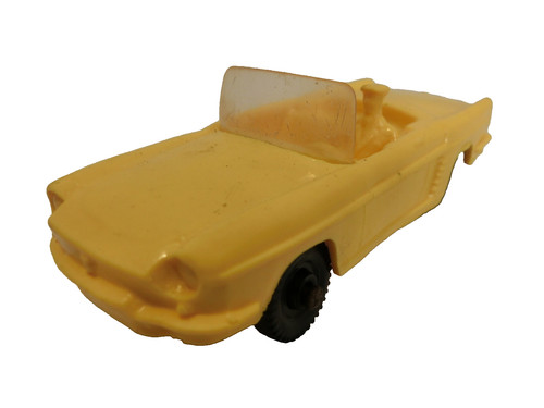 Vintage tomte gummi auto - vintage,