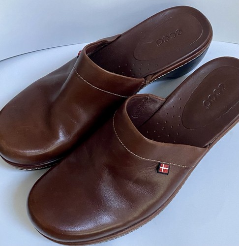 Ecco leather slip casual - ecco,