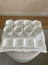 Dipschalen Set mit 12 Schälchen mit Tablett verschiedene Größen Maisons du Monde