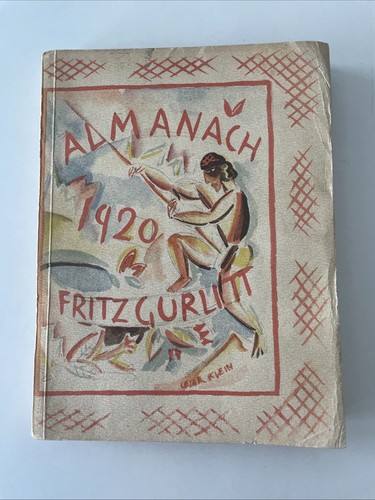 Fritz gurlitt almanach 1920 - gurlitt,