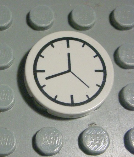Lego fliese kachel 2x2 rund - -,