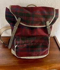 Vintage Rucksack von Kurz, kleine Größe, kariert, 50er/50ies, 60er/60ies