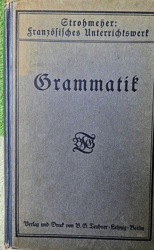 Strohmeyer grammatik - strohmeyer:,