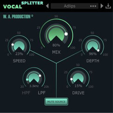 W. A. Production – Vocal Splitter – VST / AU / AAX / Audio-Plugin