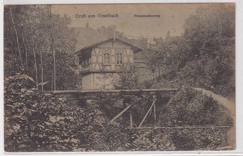 60373 gruß aus vieselbach - ak,