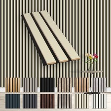HEXIM Lamellen Akustikpaneele Musterstück flexible MDF Wandverkleidung Holzwand