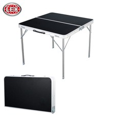 Alu Campingtisch Picknicktisch Klapptisch Koffertisch Garten Tragegriff 80x80 cm