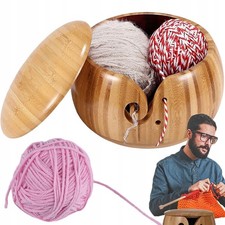 Garnschale aus Bambus