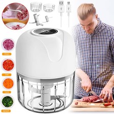 Elektrischer Mini Knoblauchzerkleinerer Lebensmittelzerkleinerer Knoblauchhacker