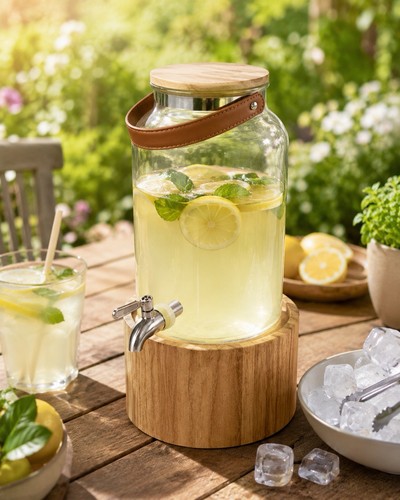Getränkespender glas mit - glas, 5,6l