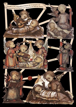 Glanzbilder hummel figuren - hummel,