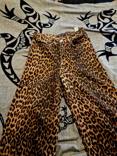 Zara trf wide leg leopard - trf,