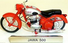 Jawa 500 Motorrad rot DDR 1:24