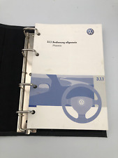 VW PHAETON Betriebsanleitung 2007 2008 Bedienungsanleitung Bordmappe Handbuch BA