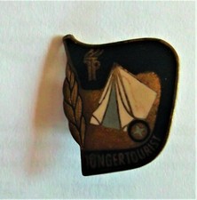 Abzeichen Junger Tourist,Zelt,Pfadfinder,Thälmann Pioniere,große Ausgabe