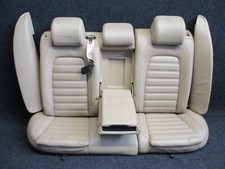 LEDER Rücksitzbank VW Passat 3C Variant Rückbank Ausstattung PUREBEIGE
