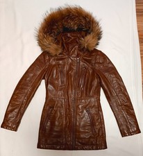 Damen Lederjacke Nappalede