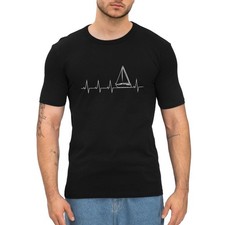 Segeln EKG Linie Segelboot