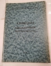 NVA DDR Handbuch / Dienstvorschrift :  Feldfernkabel FFK250 - Beschreibung...