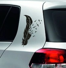 Aufkleber SET Auto Lack Glas