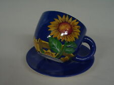 Pflanz Tasse blau