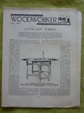 WOODWORKER / JUNE 1949 / GATE-LEG TABLE