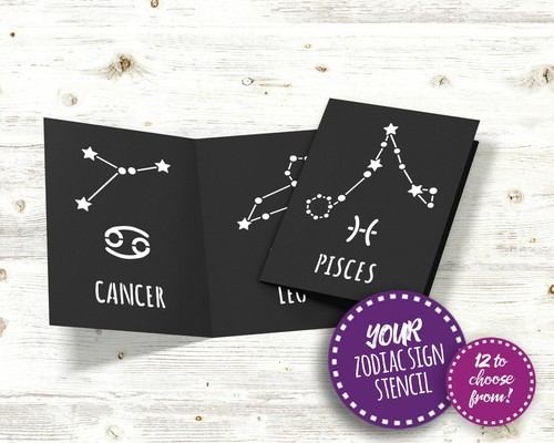 Horoskop schablonen set - set,