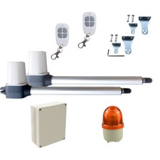 Torantrieb Flügeltorantrieb Drehantrieb Set für 2- flügeliges Tor 24V  SJ65