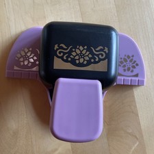 Bordüren-Stanzer  groß Blume lila Ideen mit Herz 