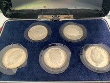 5 Silbermedaillien 925 Silber