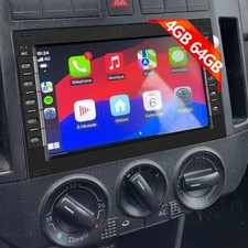 4+64GB Carplay Android 15 Autoradio GPS Für VW Polo 9N Jetta Golf 4 Passat B5 T5