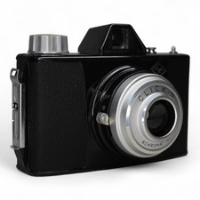 Agfa Click II Sucherkamera Achromat 1:8,8 getestet gut Vintage mit Agfa Tasche