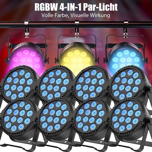 140w rgbw par can - 8x,