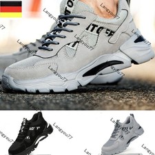 Arbeitsschuhe Leicht Sicherheitsschuhe Stahlkappe S3 Sneaker Herren Gr:38-46