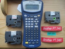 Brother P-touch  2460   / 6-24 mm Beschriftungsgerät 3xTape 6x Batterie