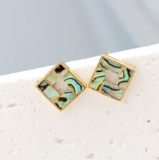 B06 earrings abalone shell