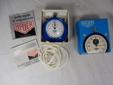 Bekannt gute mechanische HEUER LEONIDAS TRACKMASTER Stoppuhr Swiss made full set