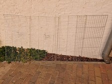 CADOCA® Freilaufgehege Kaninchenstall Hasenstall Metall Kleintierauslauf Gehege